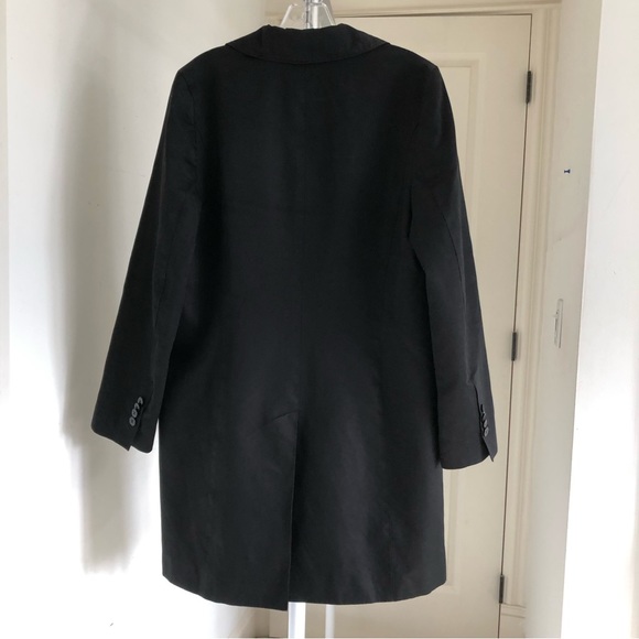 Black Brooks Brothers 346 Trench Coat size 6 (small) - Picture 3 of 5